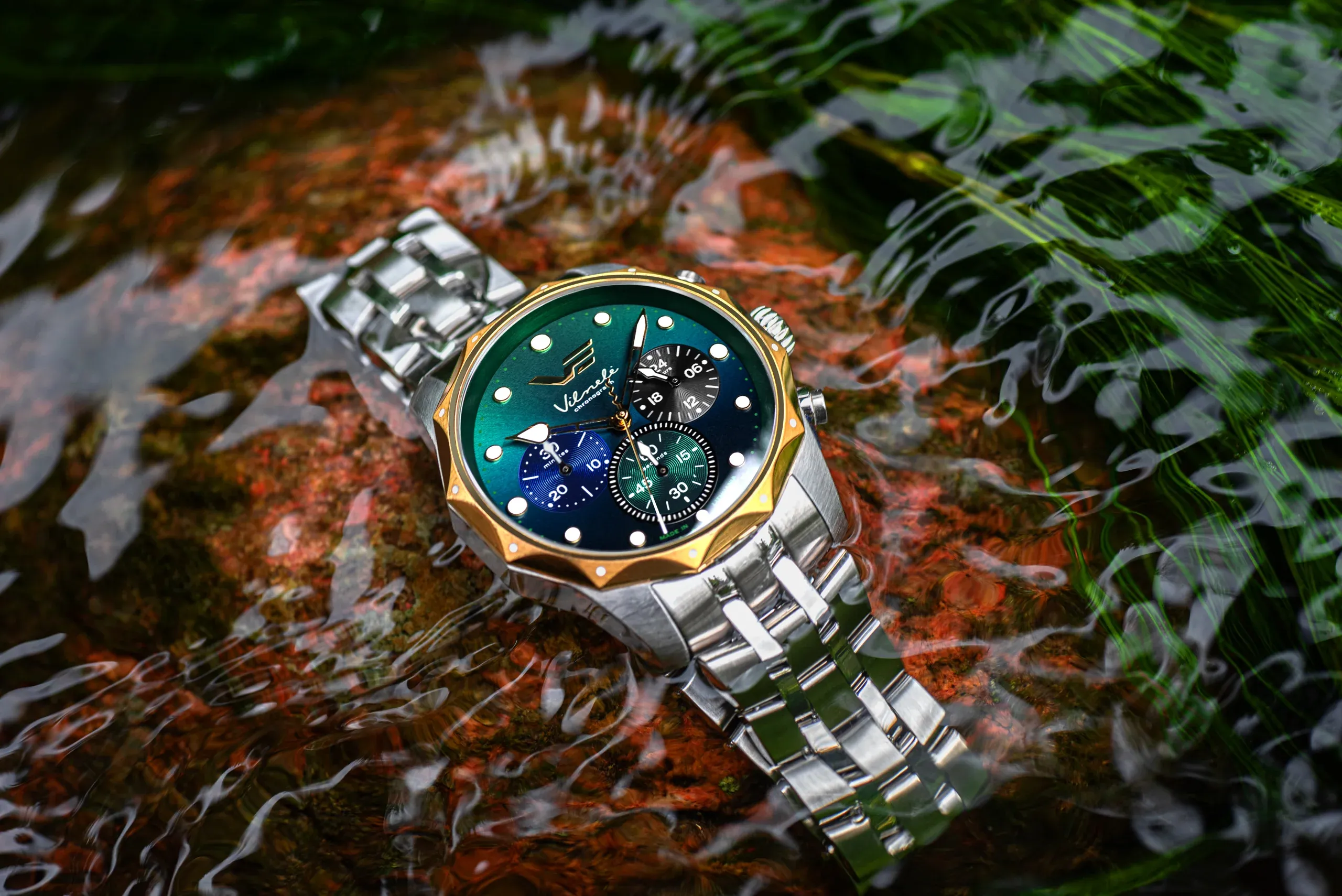 JS20-125E752 Set with the Stainless Steel Solid bracelet 2