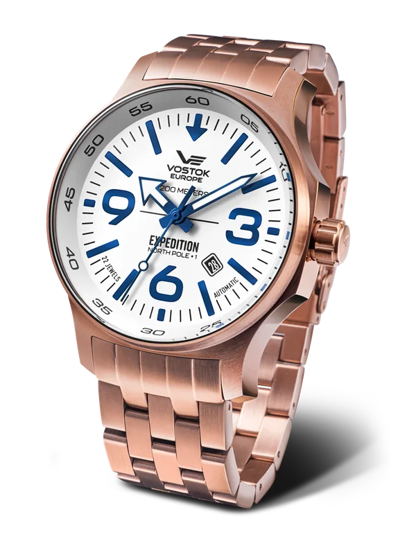 Pole 1 YN55-595B641 Set with Rose Gold PVD Stainless Steel Solid bracelet