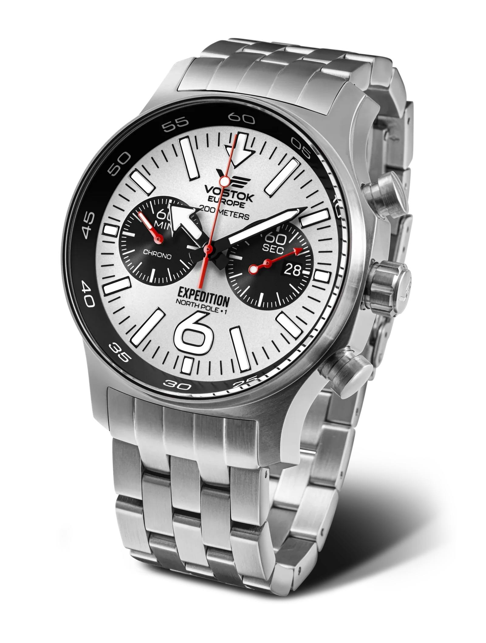 North Pole 1 6S21-595A642 Set with Matt Stainless Steel Solid bracelet
