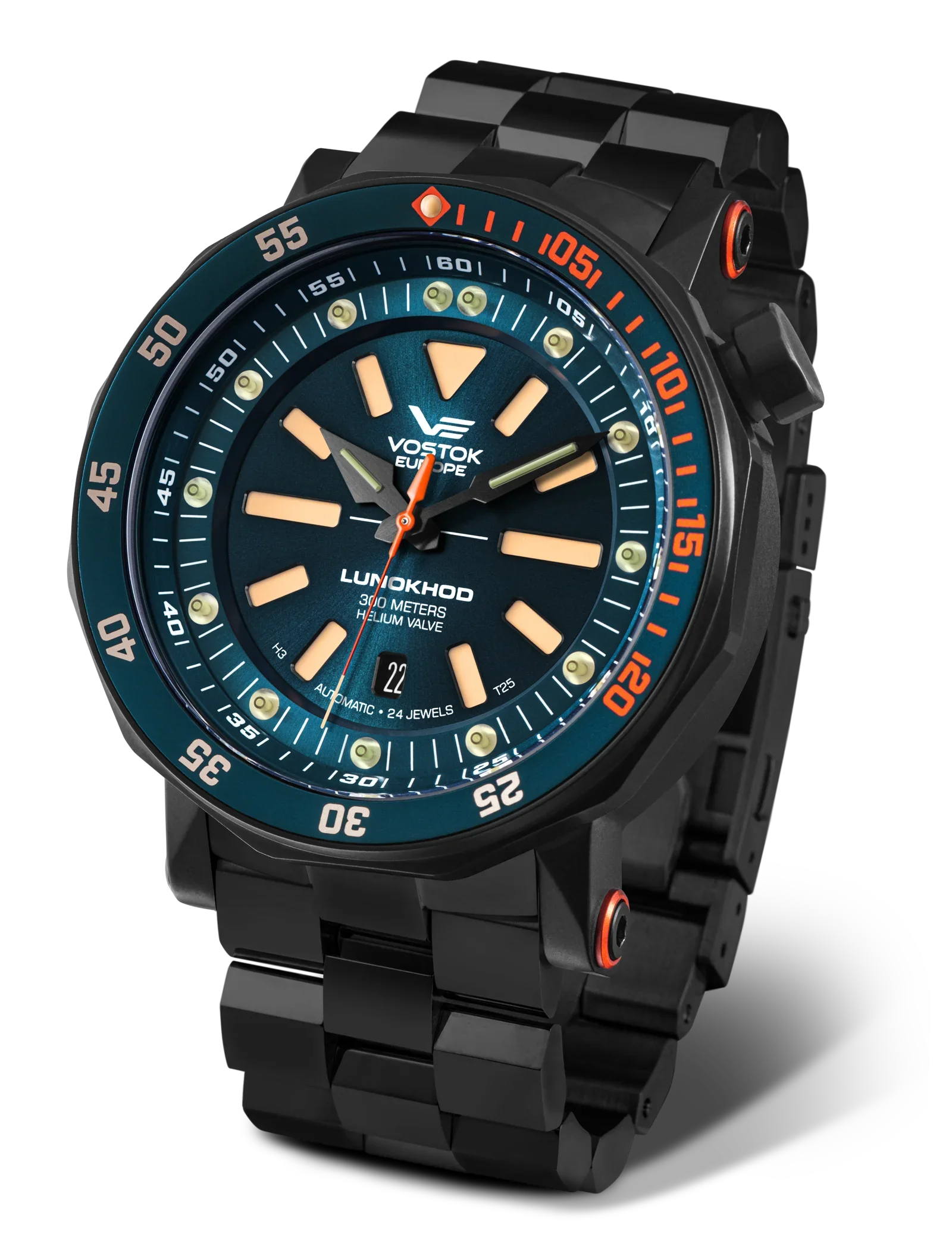 NH35A-620C633 Set with the Black PVD Stainless Steel Solid bracelet