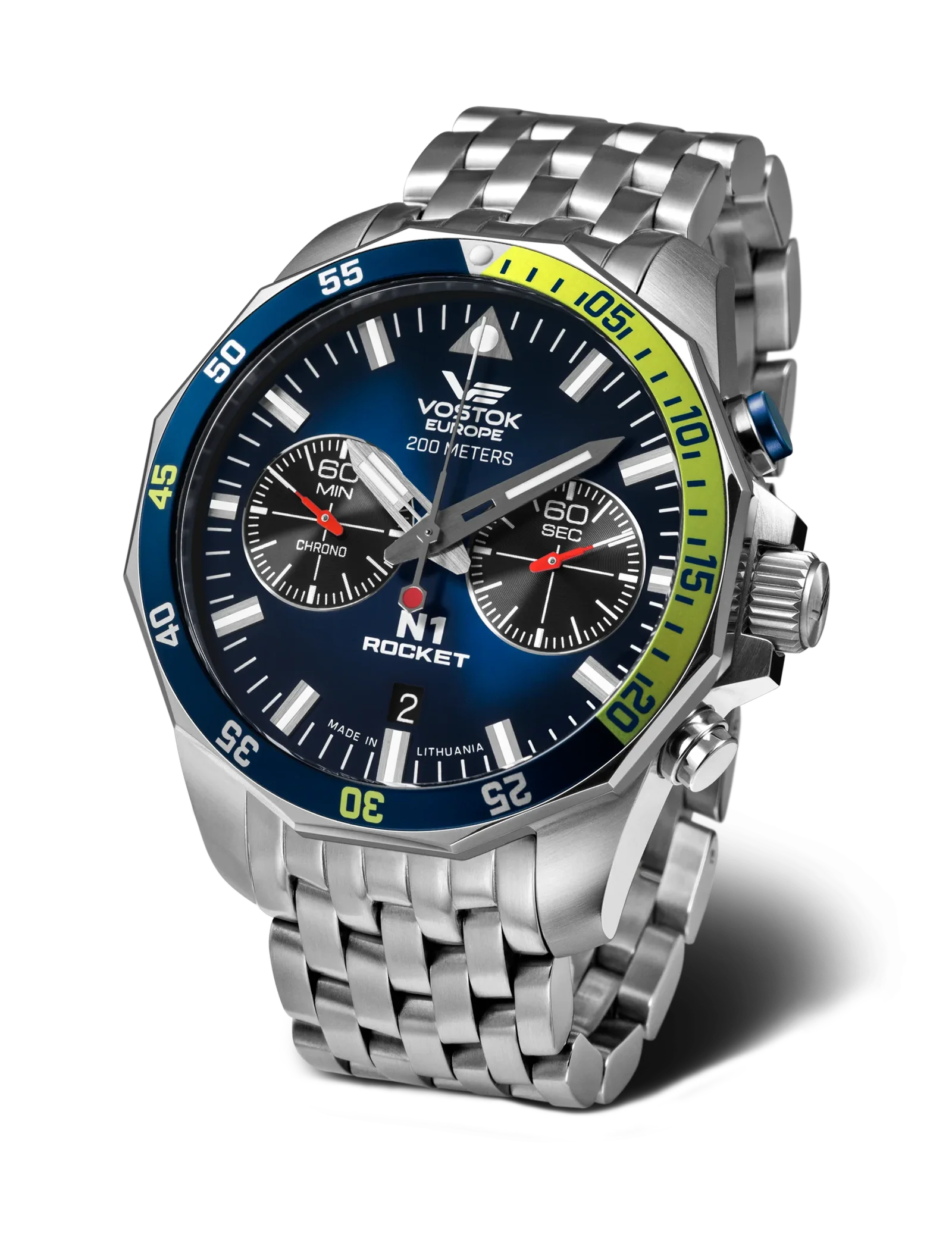 6S21-225A708 Set with the Stainless Steel Solid bracelet