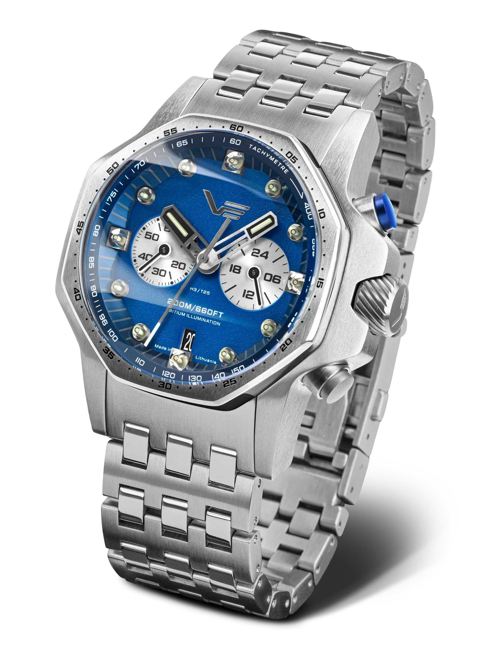 Sakharov VK64-640A700 Set with Integrated Stainless Steel Solid Bracelet