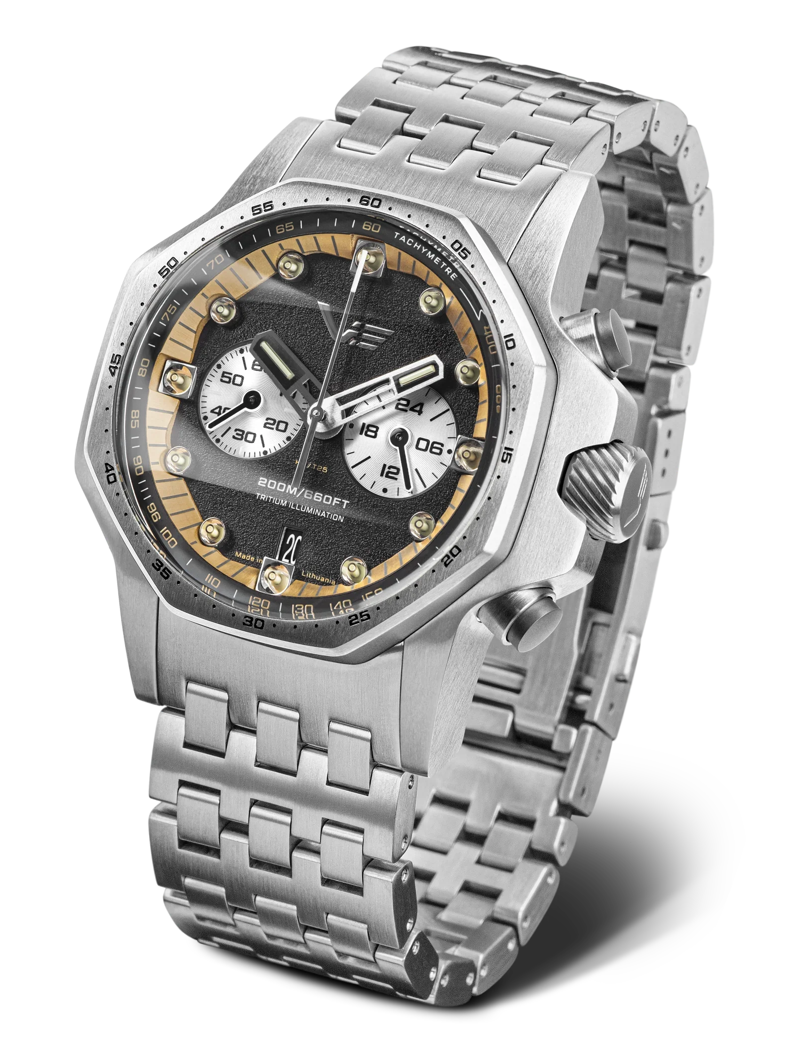 Sakharov VK64-640A698 Set with Integrated Stainless Steel Solid Bracelet