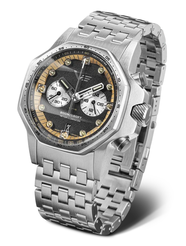 Sakharov VK64-640A698 Set with Integrated Stainless Steel Solid Bracelet