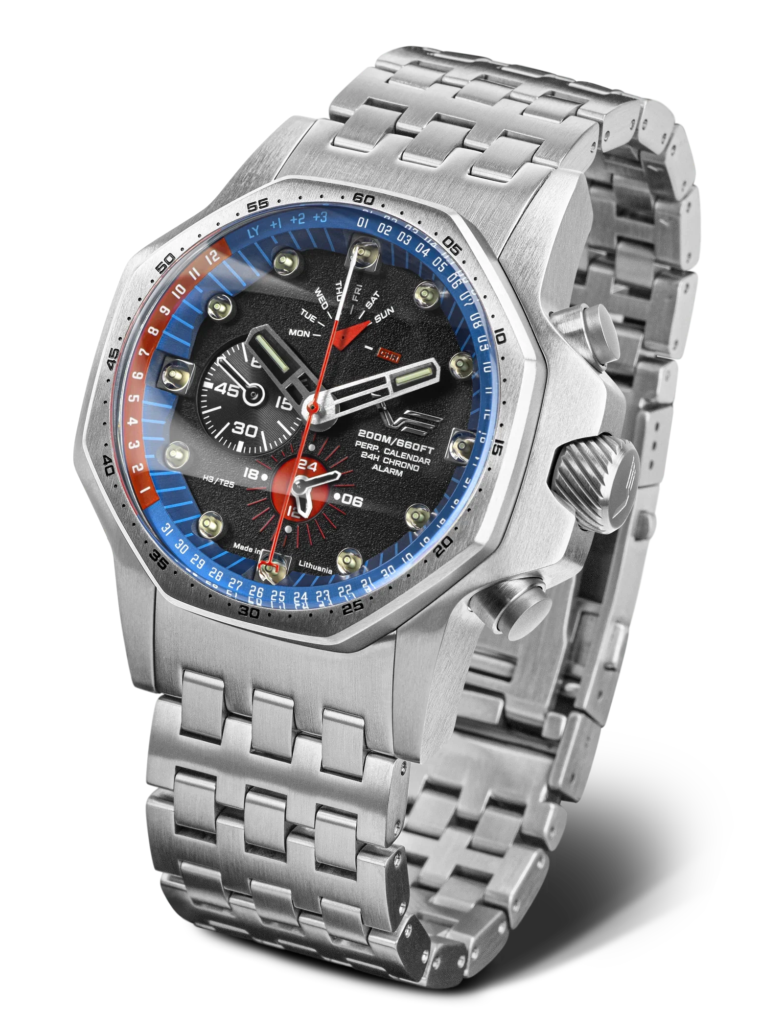 Oppenheimer YM86-640A696 Set with Integrated Stainless Steel Solid Bracelet