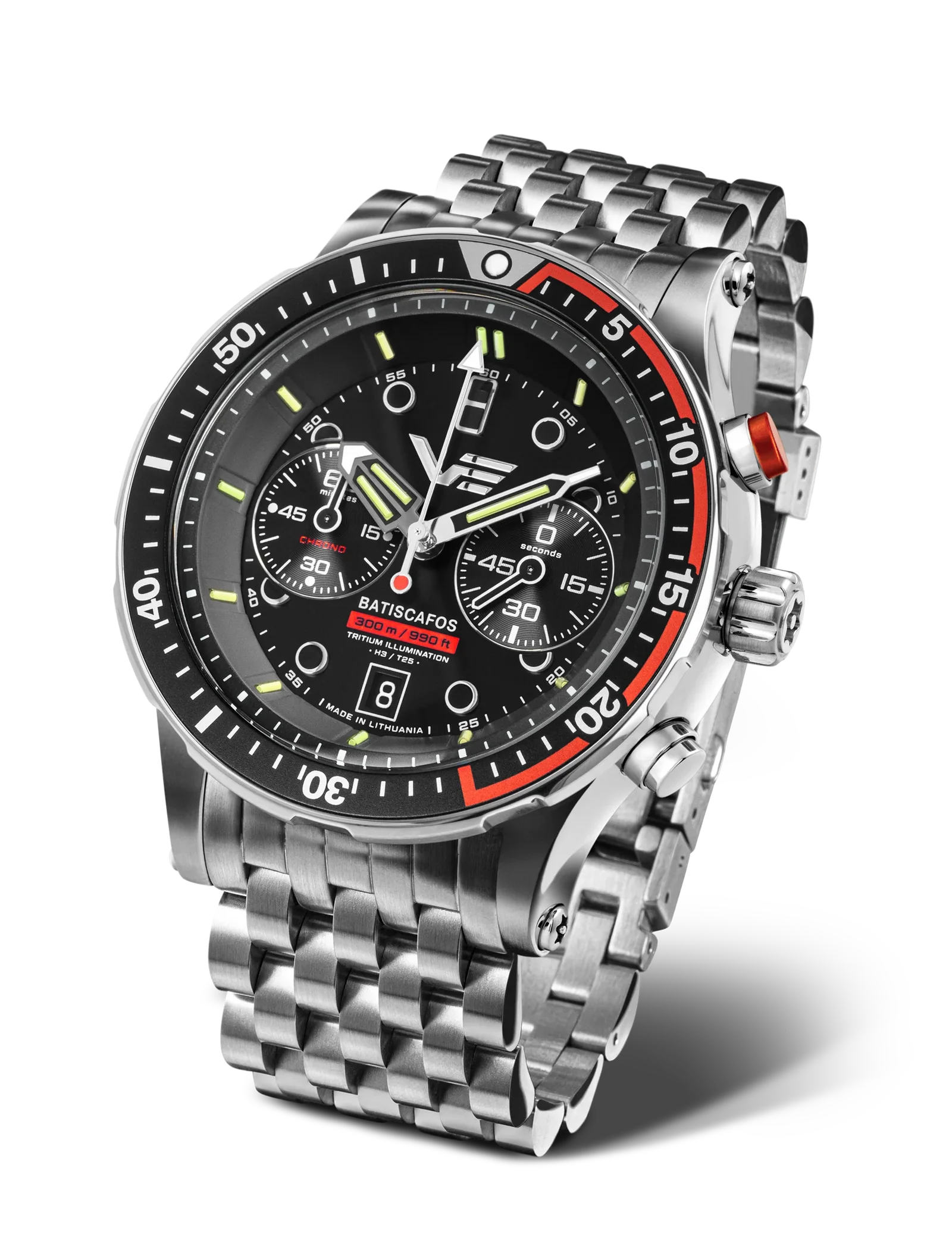 6S21-511A771 Set with Integrated Stainless Steel solid bracelet