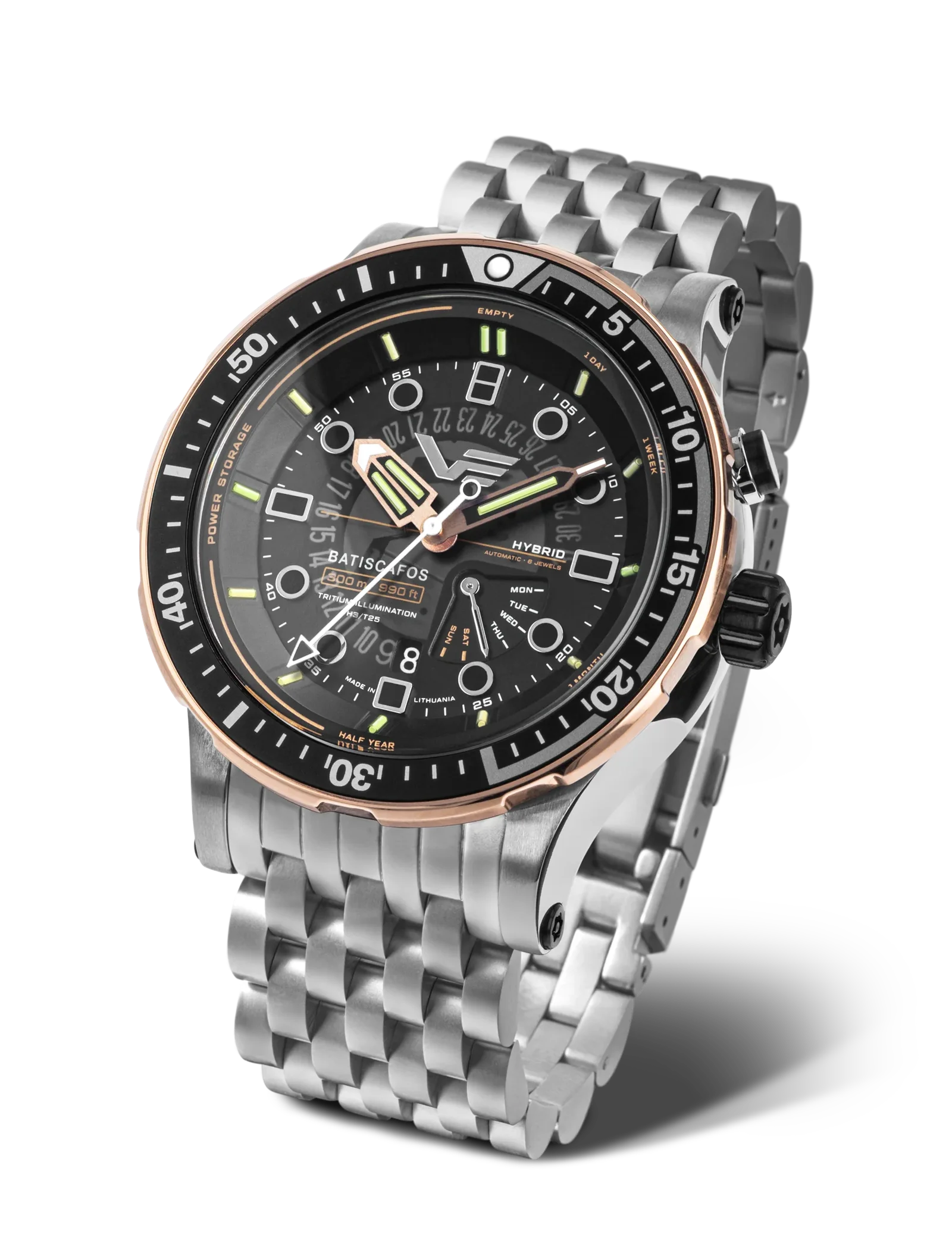 Batiscafos PX84-511E769 Set with Integrated Stainless Steel solid bracelet