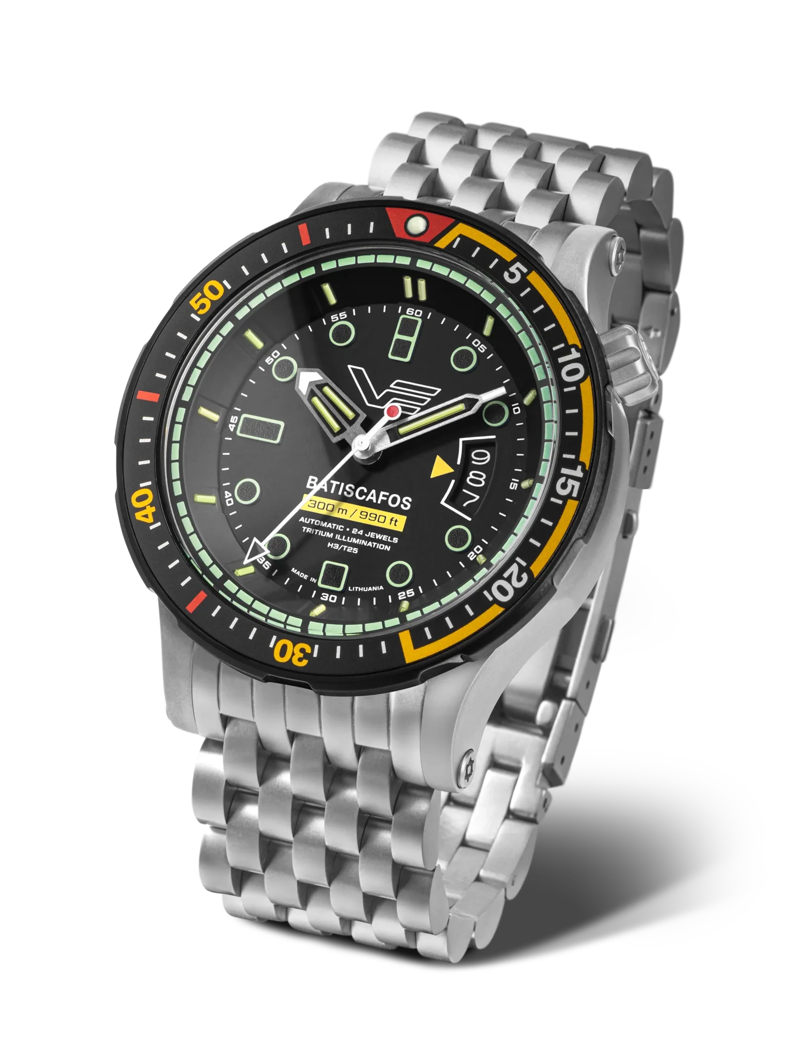 NH35-511E767 Set with Integrated Stainless Steel solid bracelet